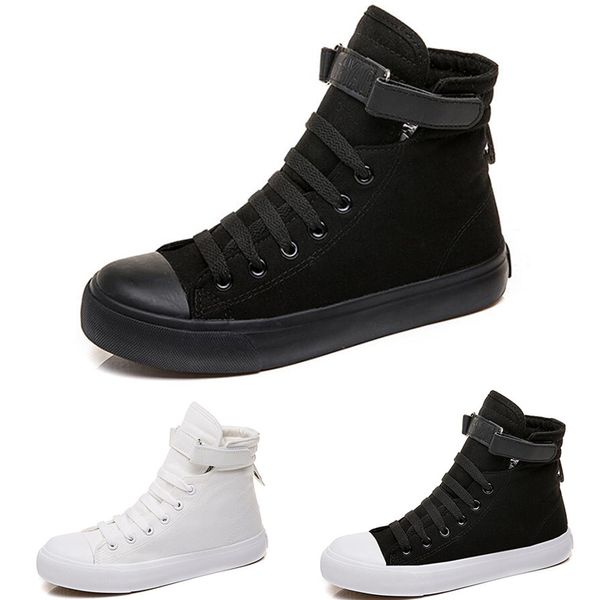 

new women casual sneaker triple black fashion womens pure white outdoor cloth shoes size 36-39
