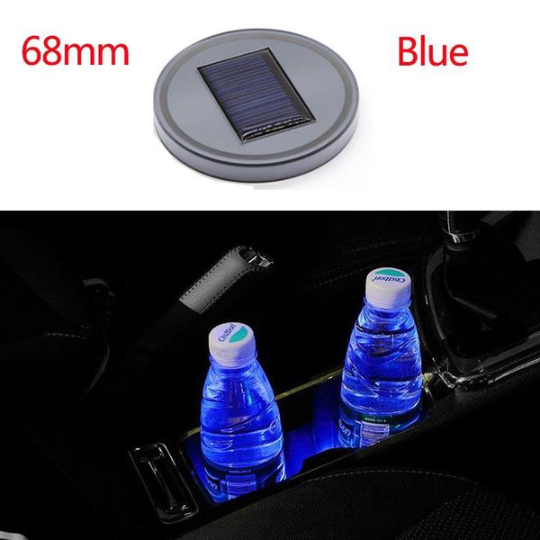 

yiwa automobile led water cup mat solar energy cup pad anti-skid pad interior decoration