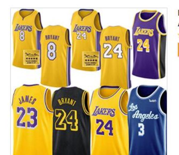 

mens lake lebron 23 james jersey anthony 3 davis kyle 0 kuzma jersey lake los angeles lakerss basketball jerseys, Black;blue