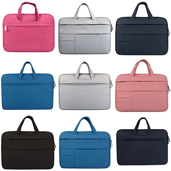 

men women lapbag waterproof notebook carrying case briefcase for macbook air 13.3 14 15.6 inch business men handbags #898