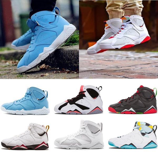 

новейшие 7 мужчин женщин баскетбольной обуви raptor зайцы air бордо олимпийский пасхальные яйца синий raptro charcoal ретро s университета б