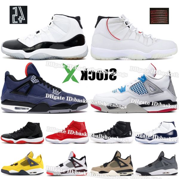 

11 11s mens basketball shoes 4 bred white metallic silver concord 45 space jam winterized loyal blue what the designer sneakers womens shoes