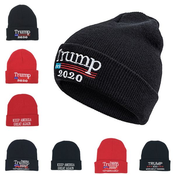 

Trump 2020 Beanie Keep America Великие Шапочки Теплые Шляпные Шляпы Для Женщин И Мужчин Капот
