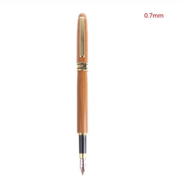 

bamboo calligraphy art fountain pen chisel-pointed nib 0.7mm-3.0mm writing tool in stock