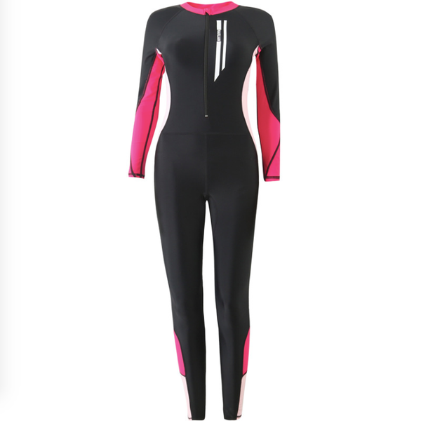 

swim wear long-sleeved sunscreen swimsuit female male body conservative one-piece pants diving suit jellyfish clothing