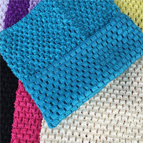 

fabric sewing accessories baby headband 15x15cm diy tulle spool tutu crochet chest wrap tube apparel supplies girl skirt, Black;white