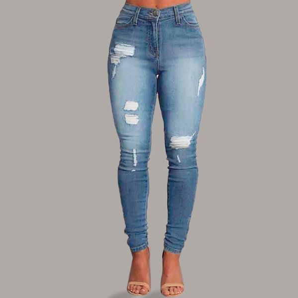 

women mid new black motorcycle biker zip jeans women`s mid high waist stretch denim skinny pants motor jeans for women#g2, Blue