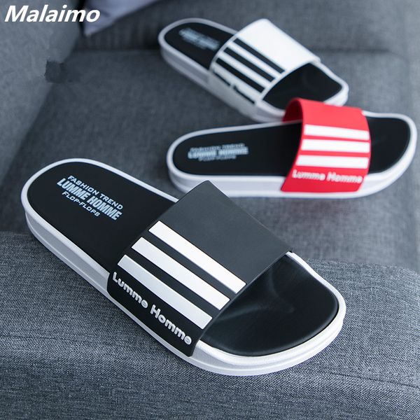

2019 male summer fashion wearing large size cool slippers, indoor home bathroom bath non-slip slippers, sandals size 39-47, Blue;gray