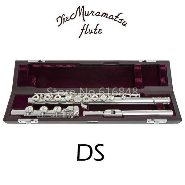 

New arrival brand muramat u d cupronickel ilver plated c tune flute with ca e 17 key hole open flute