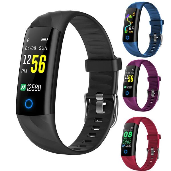 

s5 ip68 waterproof smart bracelet 0.96inchtouch screen bluetooth heart rate monitor sports band wristband camera for android&ios smart phone