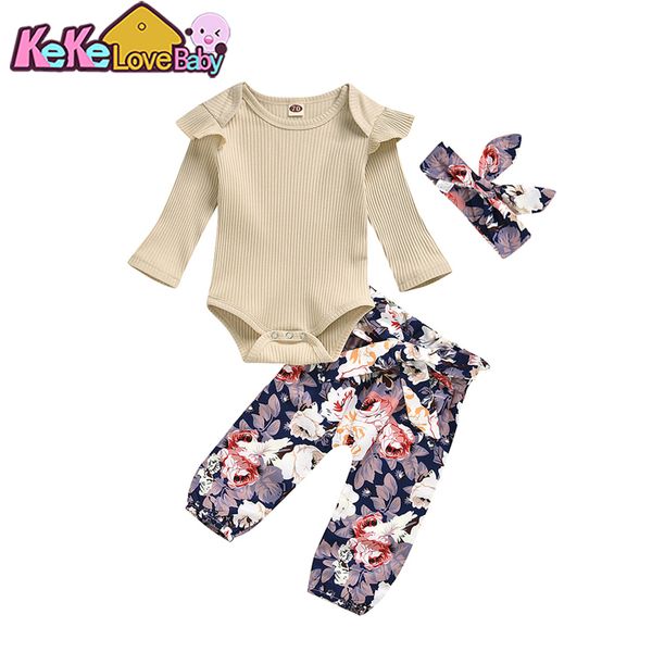long sleeve ruffle romper baby