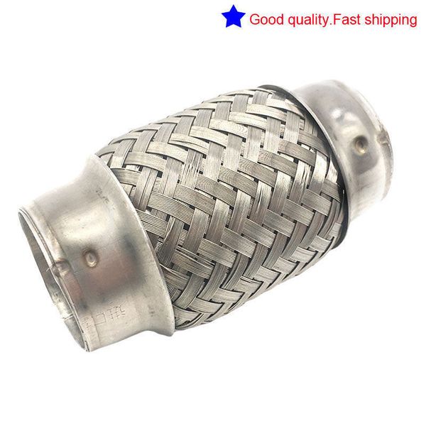 

1.5" x 4" stainless steel exhaust flex pipe double braid braided flexi flexible