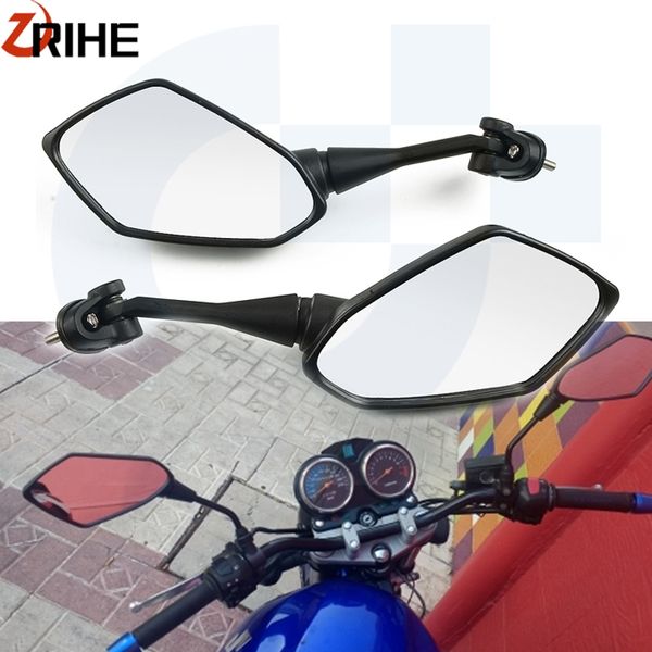 

universal moto mirrors adjustable sportbike rear view mirror for cbr600 f4i msx125 pcx 125 150 yamaha mt 07 09 yzf 600