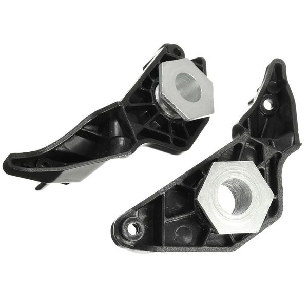 

2 pairs repair brackets heat resistant car clips set 525 e60 520 528li halogen headlamp 523li black e61 replacement light holder