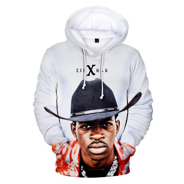 

fashion 3d mens hoodies sweatshirts lil nas x popular rap hip hop hoodie pullovers plus size 4xl harajuku men hoodies backwoods, Black