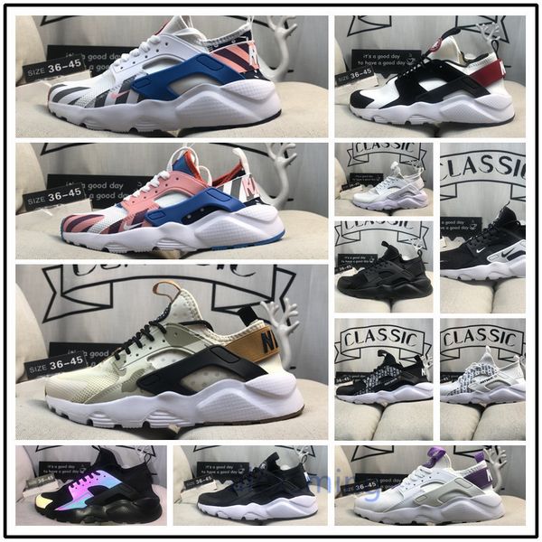 

naheaa 2020 outdoor shoes huarache 1.0 trainers triple-w olive running shoes huraches 4.0 4s casual sneakers size36-45