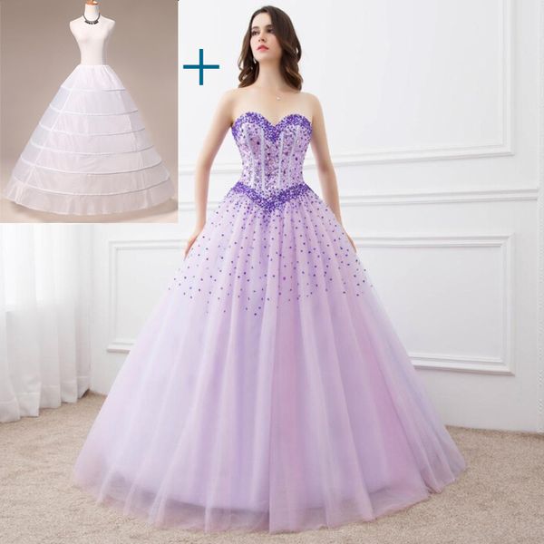 

2019 fashion crystal beading sequins ball gown quinceanera dresses lace up tulle plus size sweet 16 dresses vestidos de 15 anos bq131, Blue;red