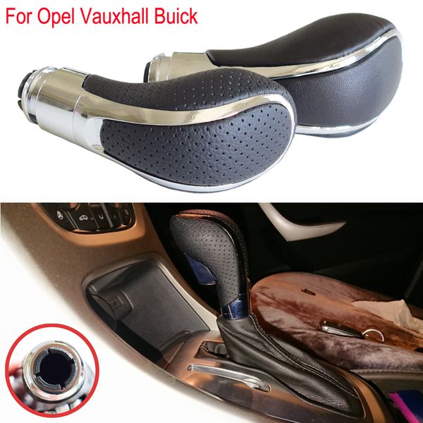 

car styling automatic gear shift knob lever leather+abs handball shifter for insignia vauxhall 2009-2013 for regal