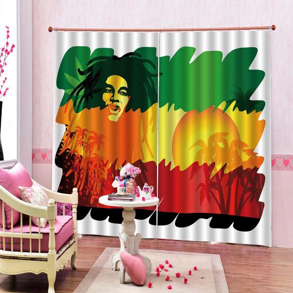 

3d shower curtain judah with a rastafari flag king theme art print decor blackout curtain