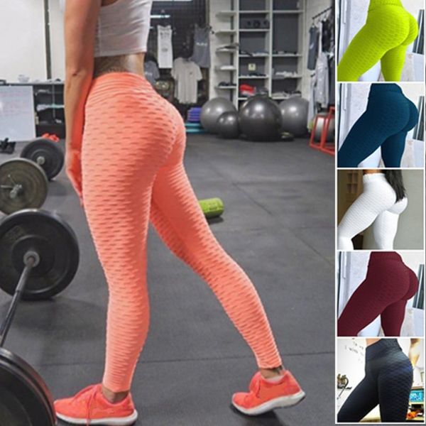 

женщины мода solid color workout push-up legging бодибилдинг jeggings женщины брюки, Black