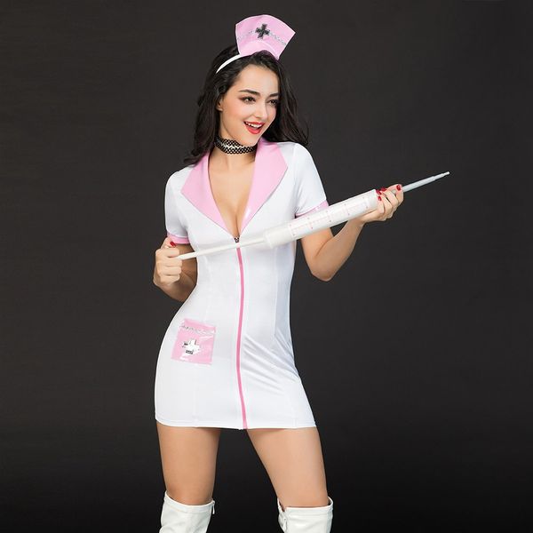 Costumes - 2019 2019 Hot Nurse Cosplay Costumes Porn Women Sexy Lingerie Fantasias  Nurse Uniform Hot Party Dress 6911 From Baimu, $42.34 | DHgate.Com