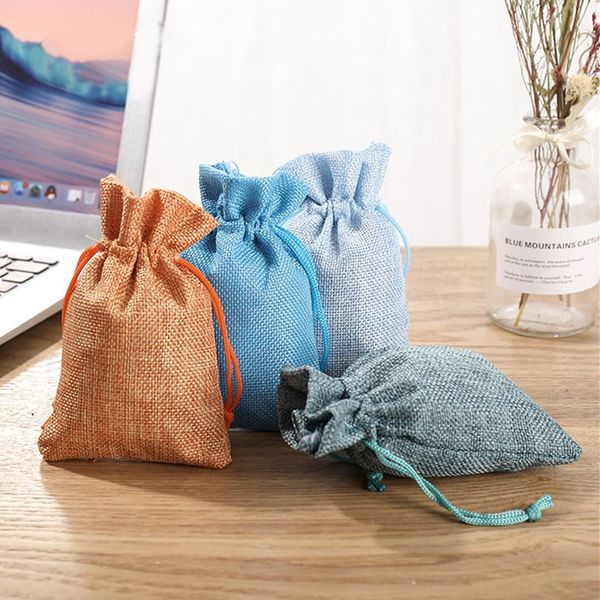 

gift wrap 10x15cm linen candy bags wedding birthday party biscuit baking packaging bag baby shower cake boxes and