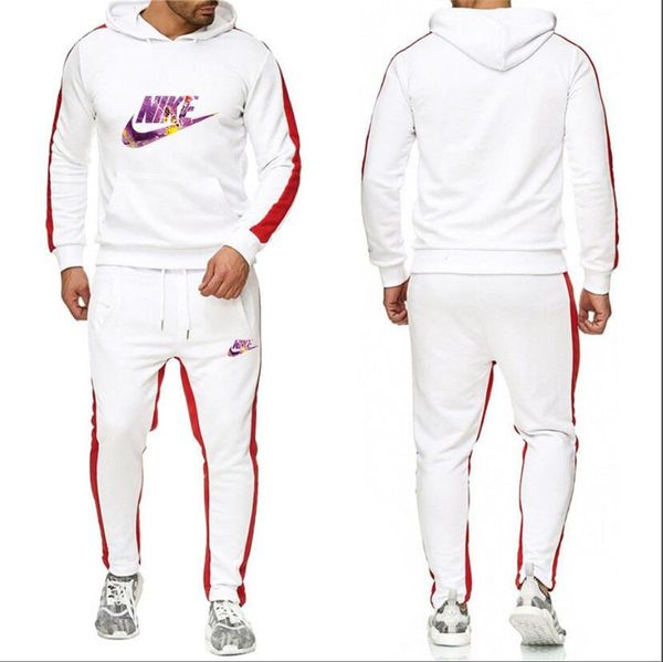 

new designer men women brand hooded nιke sports suit hoodie sweat pants sportswear casual outfit suit hoodie + pants 2pcs, Gray
