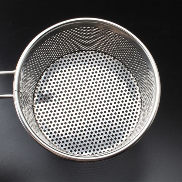 

304 из нержавеющей стали горячих сковород fried basket сковорода фильтра еда дуршлаг утечка масла какао сито сетка лапша пельмени сито