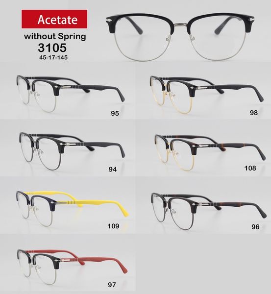 Avec Qualité 2019 Lunettes La Ronde Cadres 3105 Originale Nouveaux Acétate Vue Acheter Lunetterie De Marque Persol Top Boîte Demi Monture 6gY7bfy