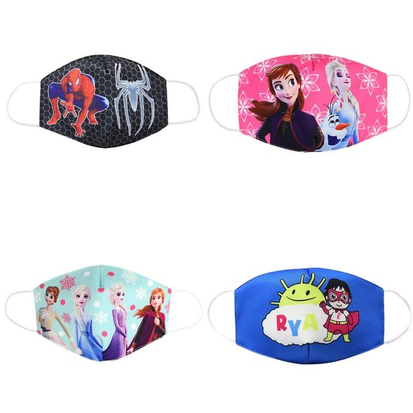 

sweet spiderman/captain america children's face party maks frozen sponge anti-dust protective maks for boys girls 3-12y sweet07 pzjxs