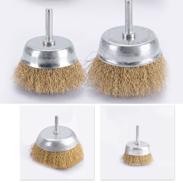 

wire brush polishing grinding electric rotary grinder accessory rust removal 38*6mm / 50*6mm deburring polishing brush