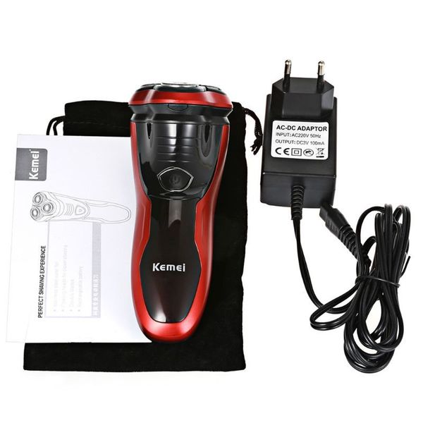 

1set 3 blade rotary electric shaver razor men face beard shaving machine groomer