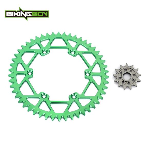

bikingboy front 13t rear 48t-52t sprocket for kx 250 f 2004-2017 kx250f 04 05 06 07 08 09 10 11 12 13 14 15 16 17