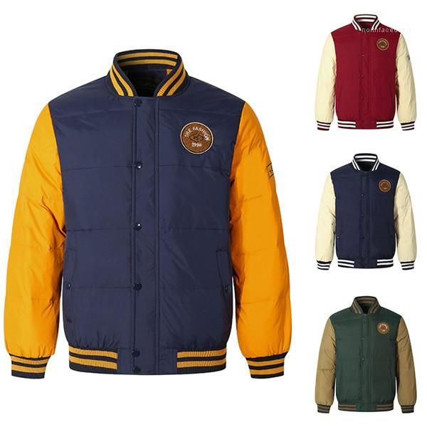 

style homme clothing sports style casual apparel mens autumn designer baseball jackets crew neck long sleeve warm, Black;brown