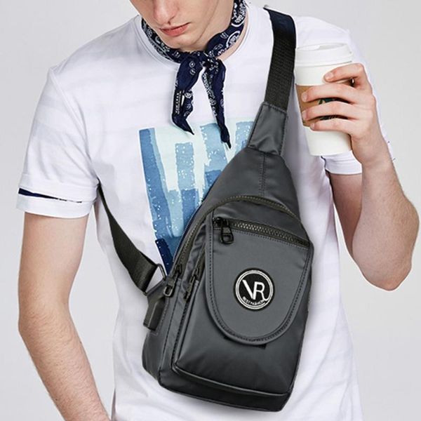 

sport nylon 2020 mens bag large capacity casual purse chest pack handbag crossbody bags for men bolsa