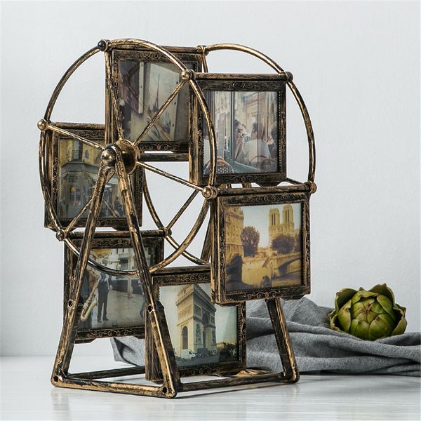 

diy 4inch 5inch ferris wheel p ornament home decor wedding unassembled picture detachable windmill vintage family frame