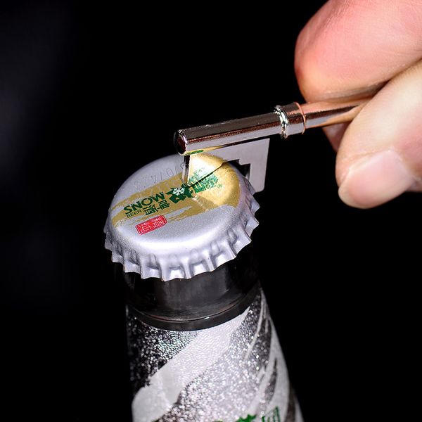 

творческий металлический ключ моделирование открывалка брелок мини моделирование наручники игрушка наручники брелок металл новые замечательн, Silver