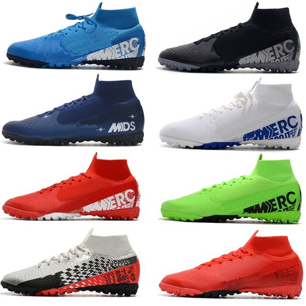 

2020 mercurial superfly 7 elite mds tf neymar ronaldo men's soccer cleats soccer shoes mens football boots