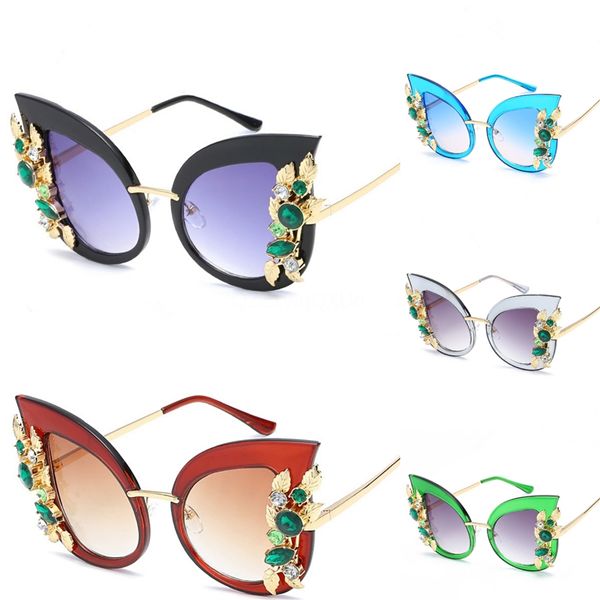 

2020 classic women cat eye sunglasses gentle monster fashion cateye sun glasses lady gm retro sunglasses original box package #733041, White;black