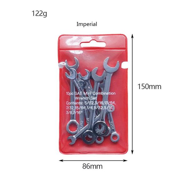 

red wrench mini metric pocket spanner explosion-proof portable 150*86mm