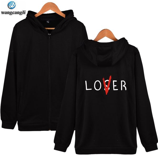 

autumn and winter brand sweatshirts stephen king's it pennywise sweatshirt hoodies men women loser lover jacket coat plus size, Black