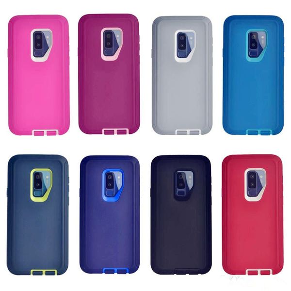 

for iphone x max xr 7 8 plus samsung s7 s8 s9 s10 plus note 9 10+ defender case hybrid robot heavy duty shockproof waterproof ing