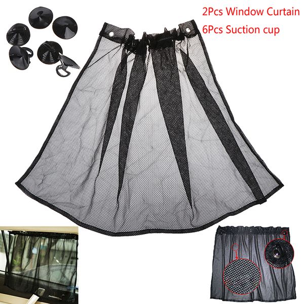 

2pcs adjustable foldable car styling car sun shade window sunshade drape visor valance curtain windshield sunshade