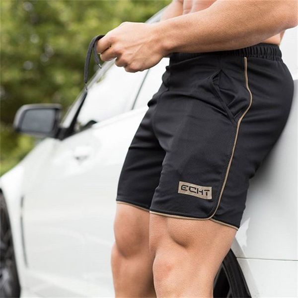 

men sports short pants summer plus size casual 2019 training bodybuilding summer shorts workout fitness gym short pants j.24, White;red