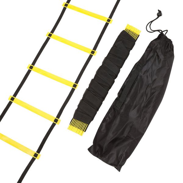 

4 styles 6/8/10/11 rung nylon straps training ladders agility speed ladder stairs for soccer and football speed ladder equipment