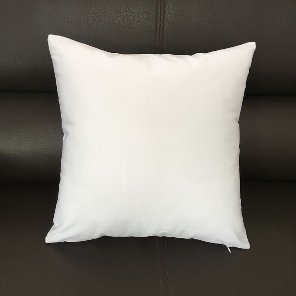 

18x18 inches natural canvas pillow case plain white cotton blank pillow cover blank home decor black cushion cover for personalized printing