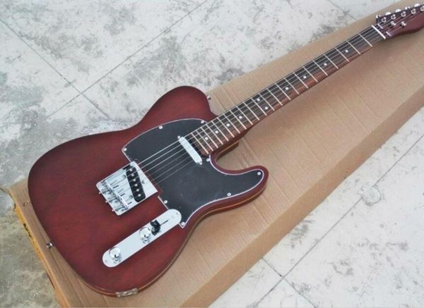 

бесплатная доставка высокое качество gytl-2038 темно-красный цвет палисандр гриф tl электрогитара, реальные горячие фотографии, можно настро