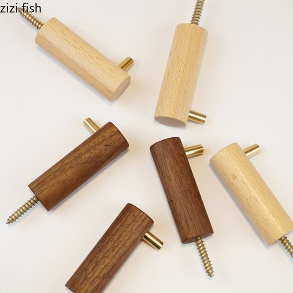 

nordic style wooden clothes hook bathroom towel hooks home decoration wall hanging hook