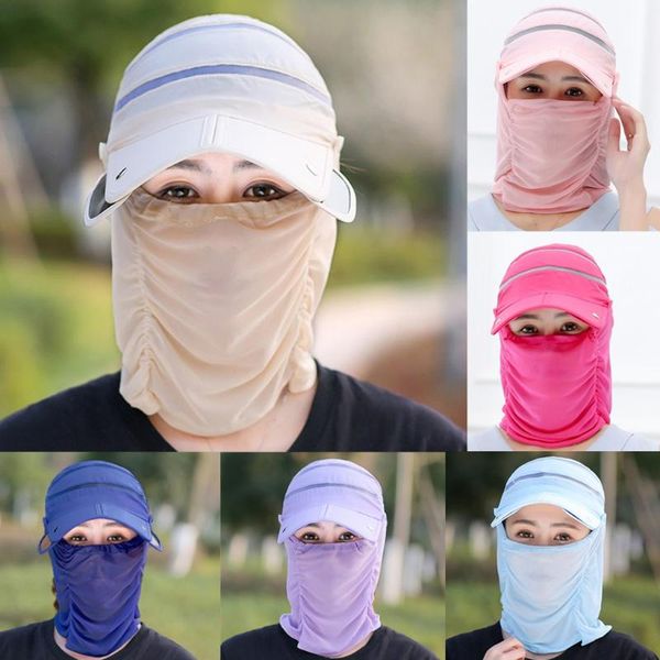 

women men summer sun protection cap peaked cap mask dustproof sun hats fast ship enough stock dropshipping wholesale, Blue;gray