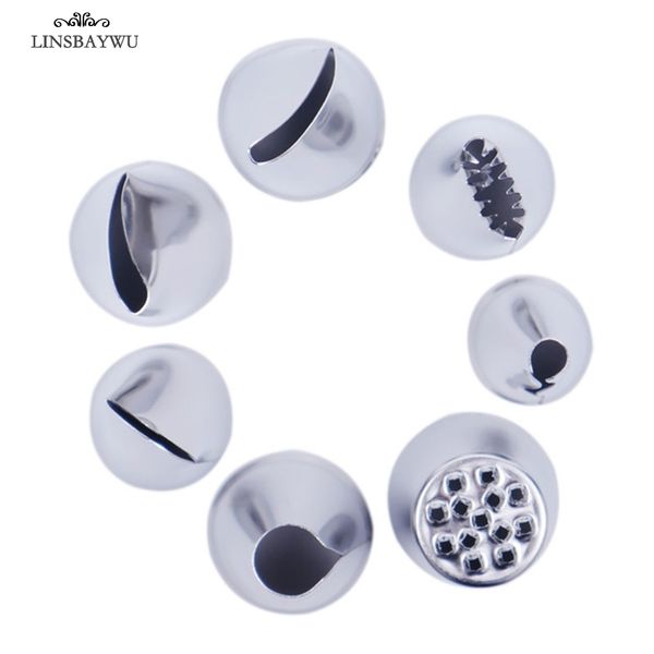

baking & pastry tools linsbaywu 7 pcs creative rose flower grass icing nozzle piping tips sugarcraft cream cake cupcake decorating tool deco